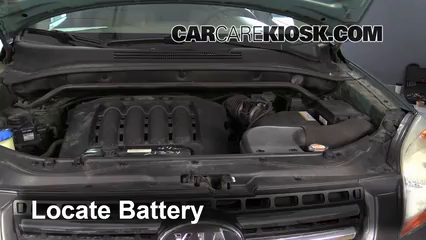 2007 Kia Sportage LX 2.7L V6 Battery Replace